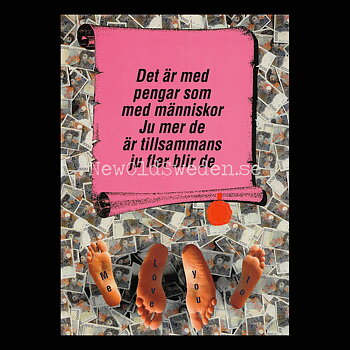 Det är med pengar . . . - 1980-tal - Bror-Eric Bergqvist Texter - 12 av 18 Vykort A5