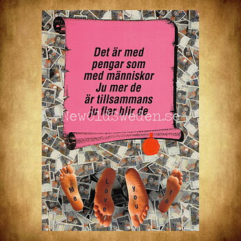 Det är med pengar . . . - 1980-tal - Bror-Eric Bergqvist Texter - 12 av 18 Vykort A5
