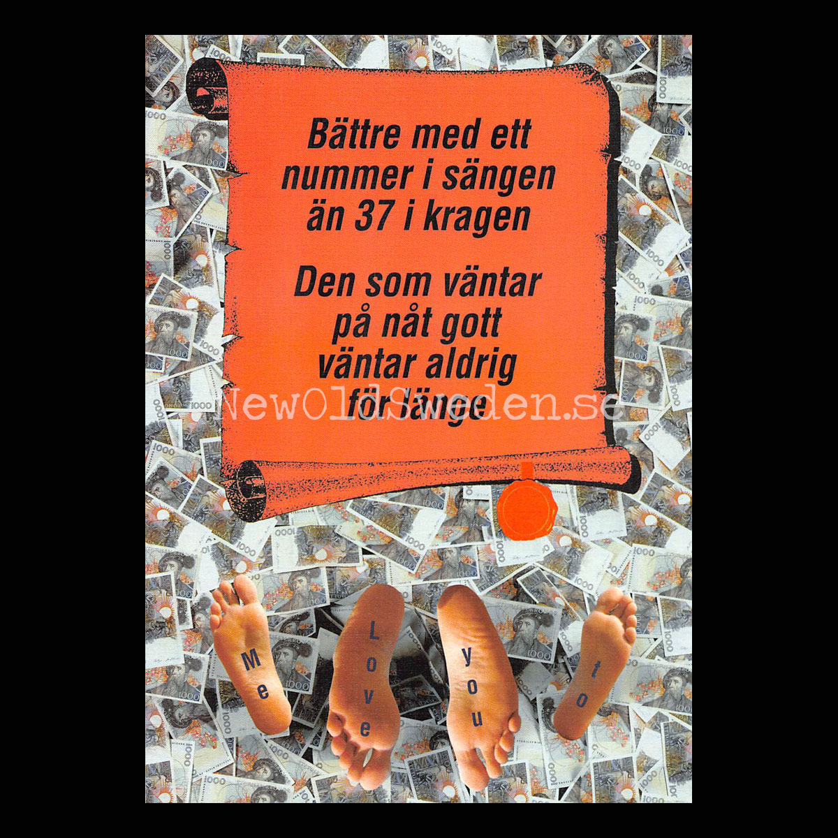Bättre med ett nummer . . . - 1980-tal - Bror-Eric Bergqvist Texter - 11 av 18 Vykort A5
