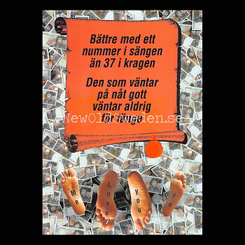 Bättre med ett nummer . . . - 1980-tal - Bror-Eric Bergqvist Texter - 11 av 18 Vykort A5