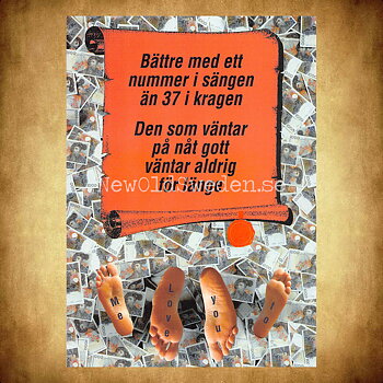 Bättre med ett nummer . . . - 1980-tal - Bror-Eric Bergqvist Texter - 11 av 18 Vykort A5