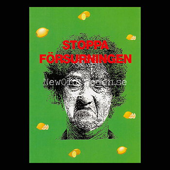 STOPPA FÖRSURNINGEN - 1980-tal - Bror-Eric Bergqvist Texter - 10 av 18 Vykort A5