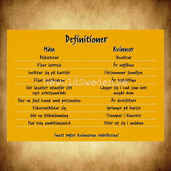 Definitioner - 1980-tal - Bror-Eric Bergqvist Texter - 8 av 18 Vykort A5