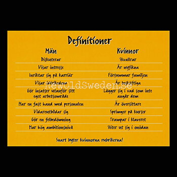 Definitioner - 1980-tal - Bror-Eric Bergqvist Texter - 8 av 18 Vykort A5