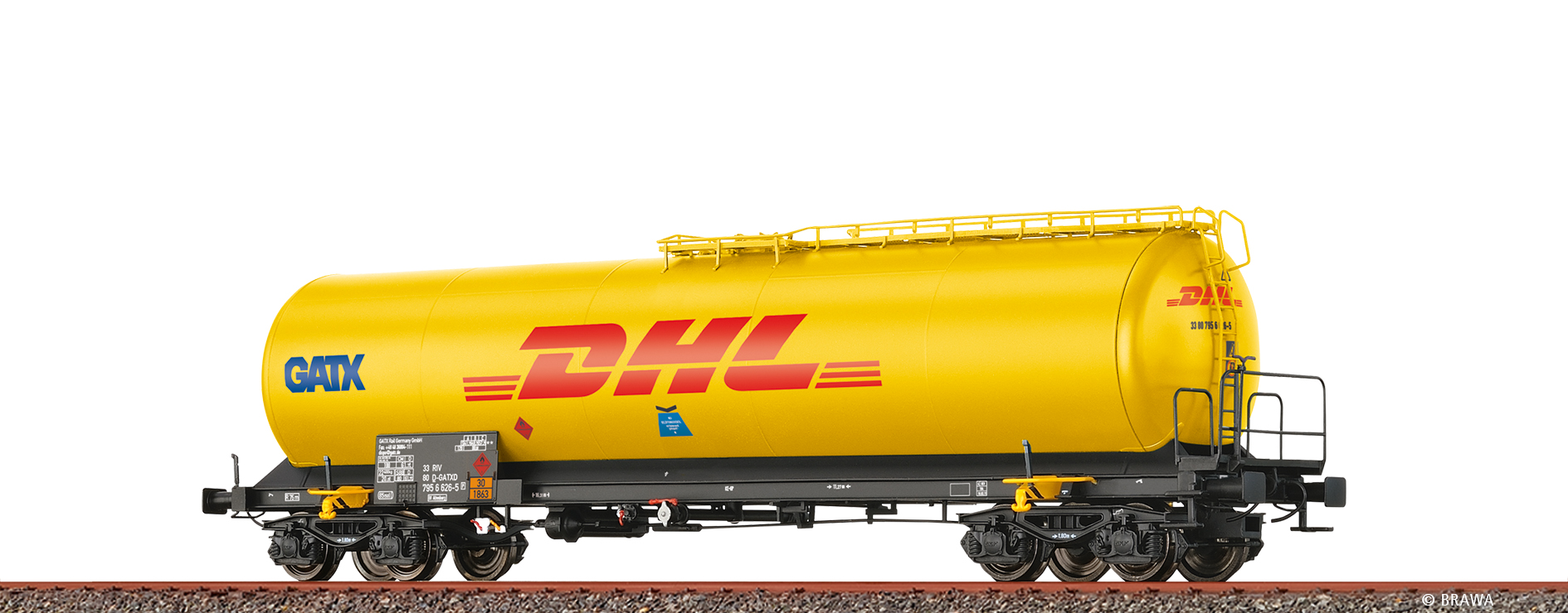 Tankvagn Uia GATX VI DHL