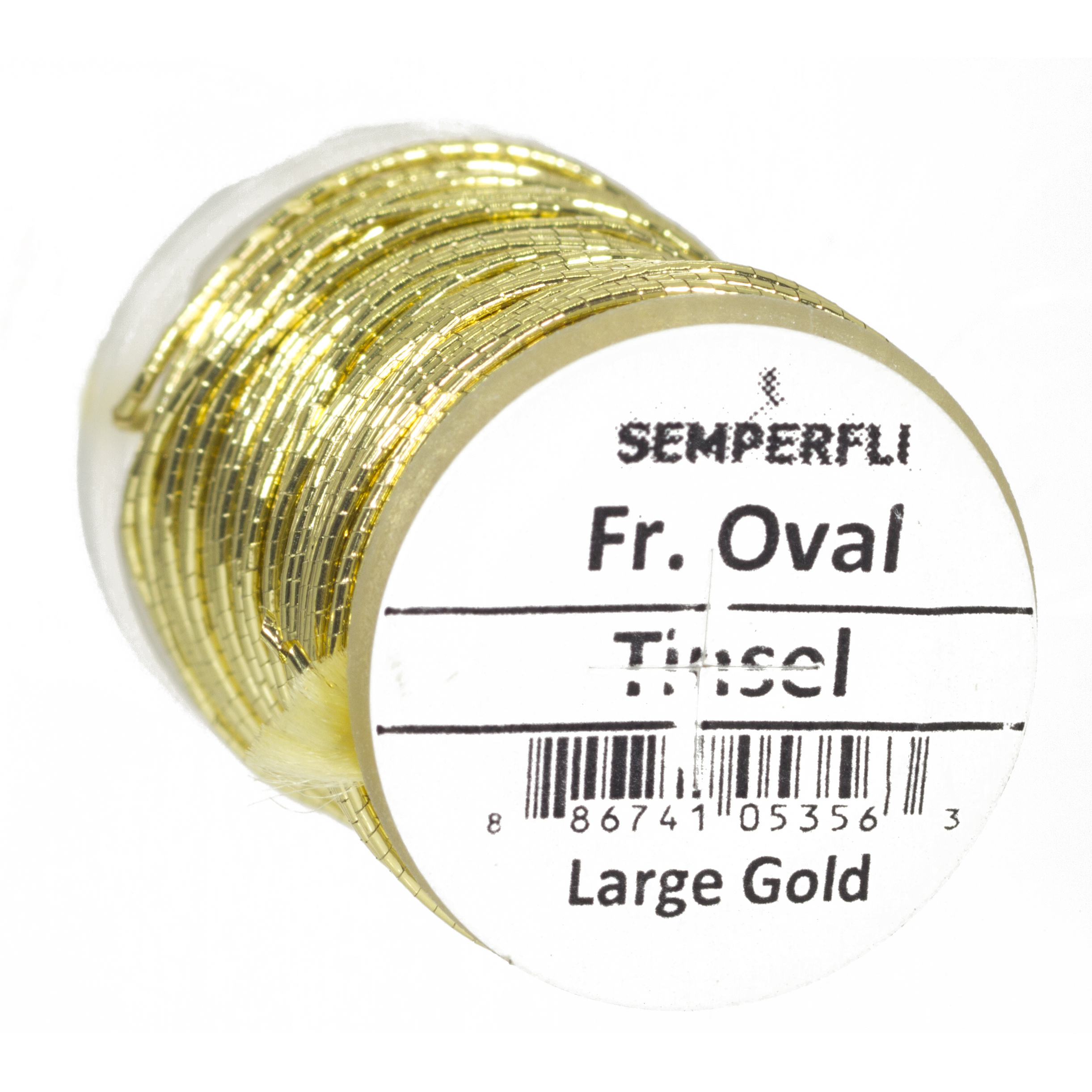 Semperfli French Oval Tinsel - Guldfärgad