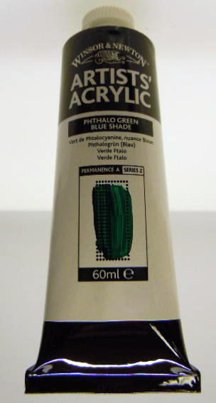 Winsor&Newton ARTSITS´ ACRYLIC Phthalo Green Blue Sade 522