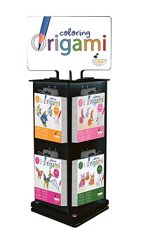 Coloring Origami, Bordsdisplay med 120 st.