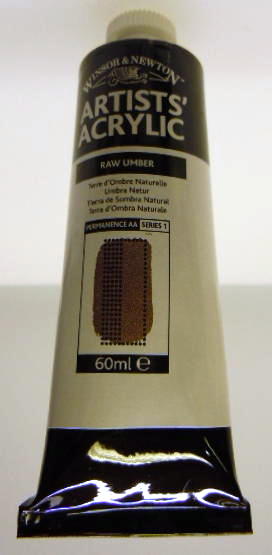 Winsor&Newton ARTSITS´ ACRYLIC Raw Umber 554