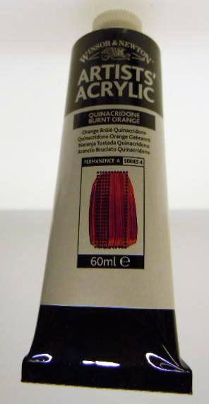 Winsor&Newton ARTSITS´ ACRYLIC Quinacridone Burnt Orange 549
