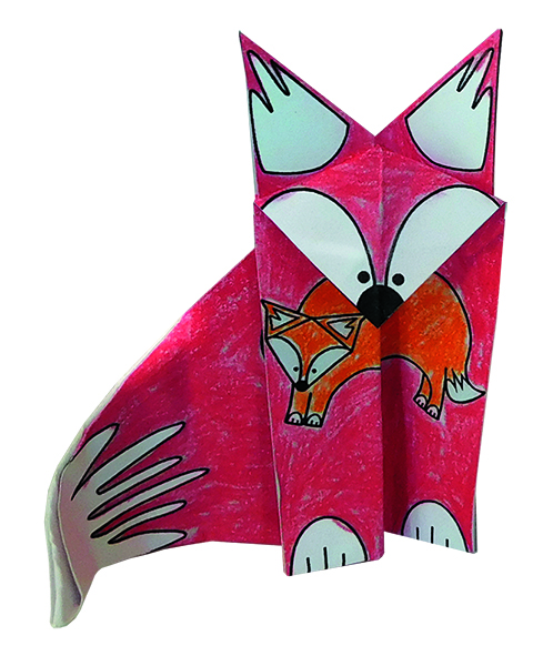 Coloring Origami, Ræve - 3