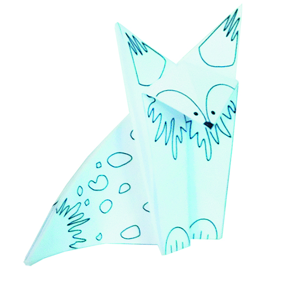 Coloring Origami, Ræve - 4