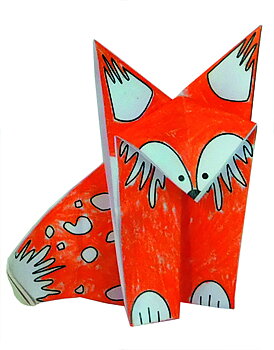 Coloring Origami, Rävar