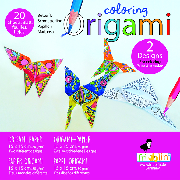 Coloring Origami, Fjärilar