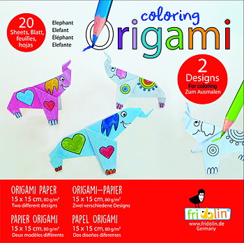 Coloring Origami, Elefanter