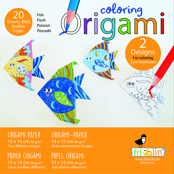 Coloring Origami, Fisk