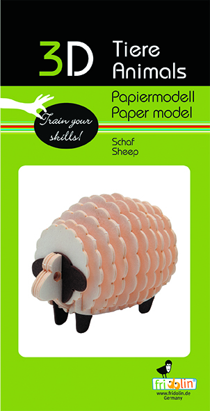 3D-papirmodel, Får - 2
