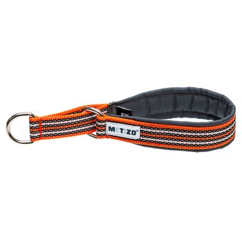 Metizo Fodrat Halsband Halvstryp, Orange
