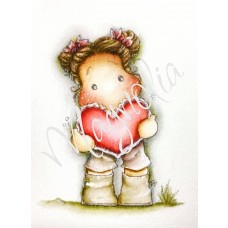 MAGNOLIALC-21 Lace Heart Tilda