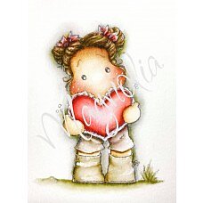 MAGNOLIALC-21 Lace Heart Tilda