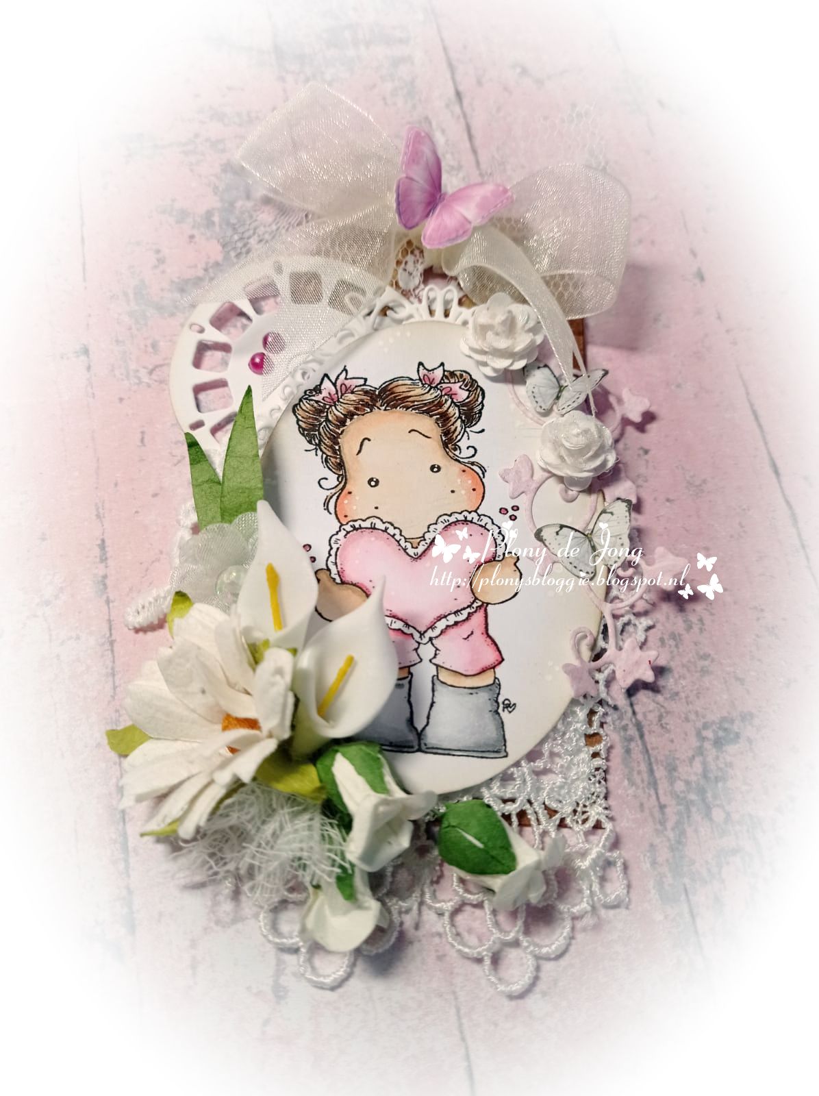 MAGNOLIALC-21 Lace Heart Tilda - 3