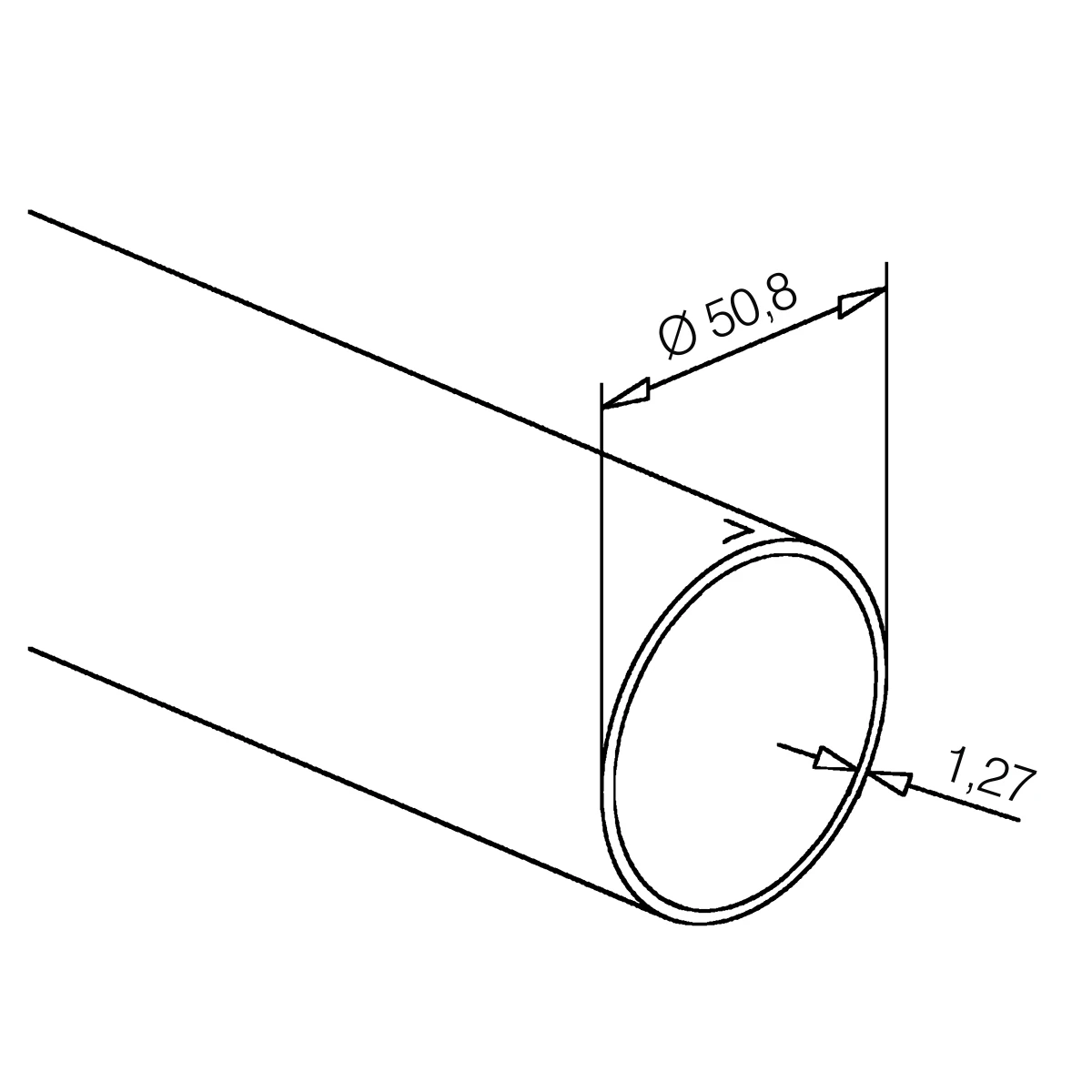 Röhre Klassisch - 50.8 mm  - 4