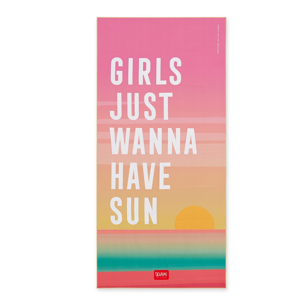 Badehåndklæde, Girls just wanna have sun, Sunset