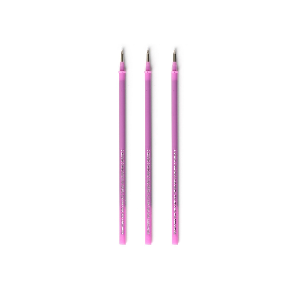 Refills för Erasable gel pens, 3 st., lila - 2