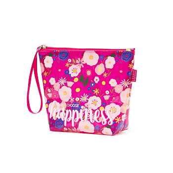 Beach pouch, Today I choose happiness, Flowers