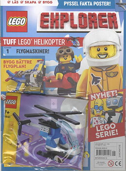 Lego Explorer nr 1 2022 Flygmaskiner! Tuff LEGO helikopter