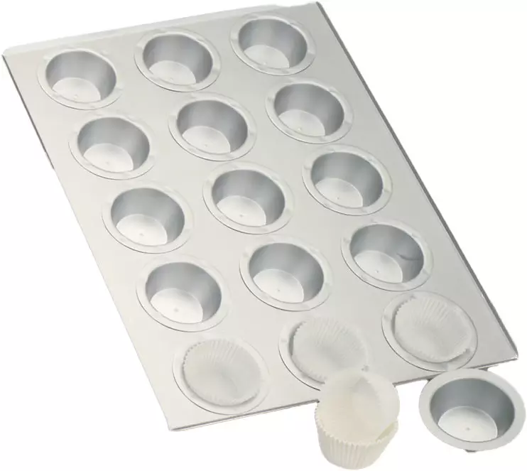 Jättemuffins formset 15-set, 600x450  mm