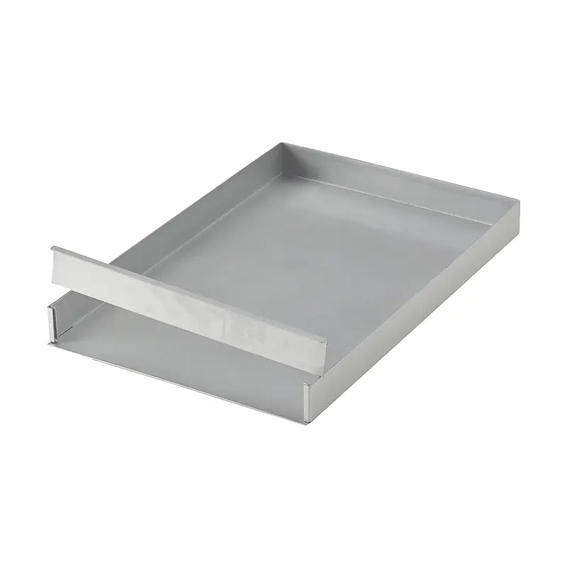 Anslagsplåt 300x450x40 mm, med löstagbar sida