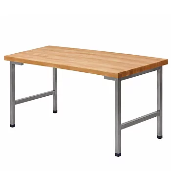 Bakbord, massiv bok, RF ben, 2000x700x40mm