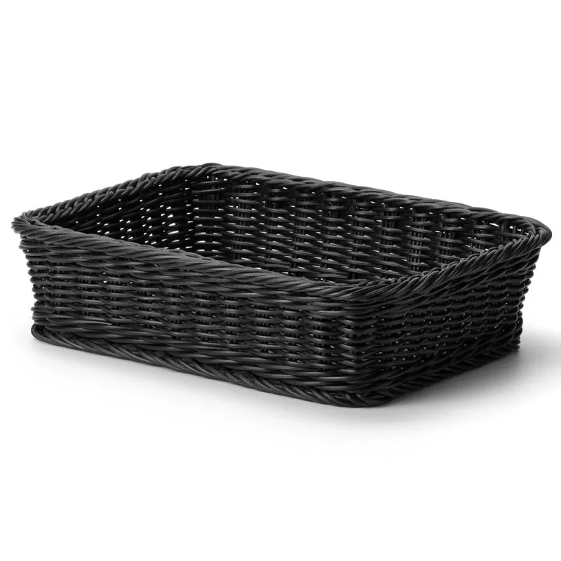 Korg, pp-plast, 360x270xh90 mm, svart