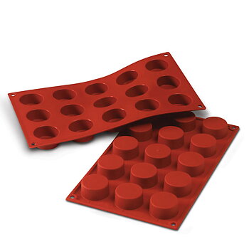 Siliconflex petits four D=40x20 mm, 15 fig