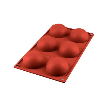 Siliconflex rund/halvkula D=70x35 mm 6 fig