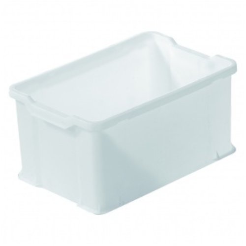 Plastback vit, 600x400x300 mm, 54 L