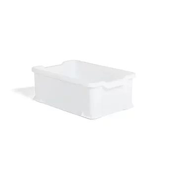 Plastback, vit, 600x400x225 mm, 40 L