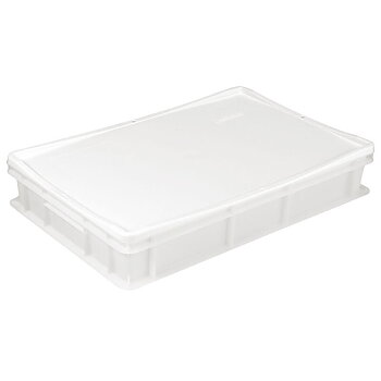 Plastback, vit, 600x400x100 mm