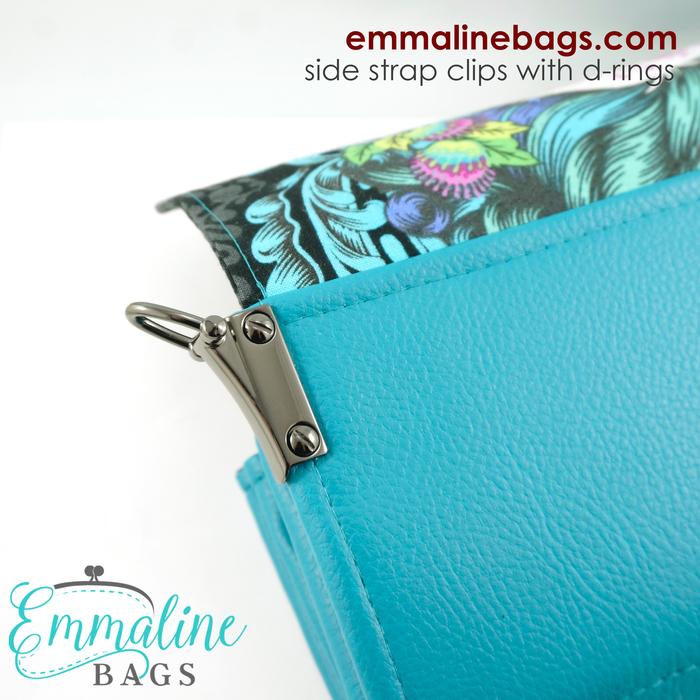 STRAP CLIP WITH D-RING (2 PACK) -  GOLD - Emmaline - 4