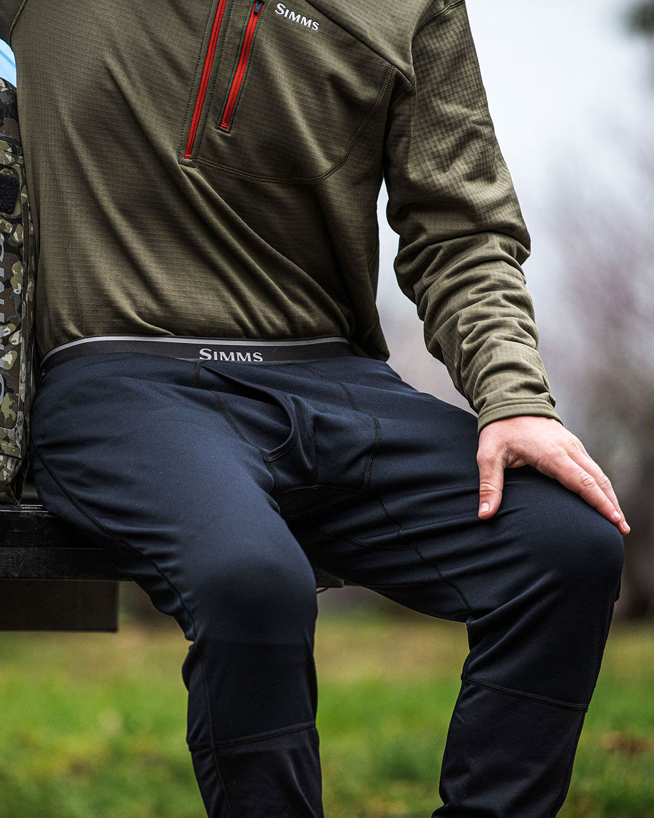 Simms Heavyweight Baselayer Bottom Black - 3