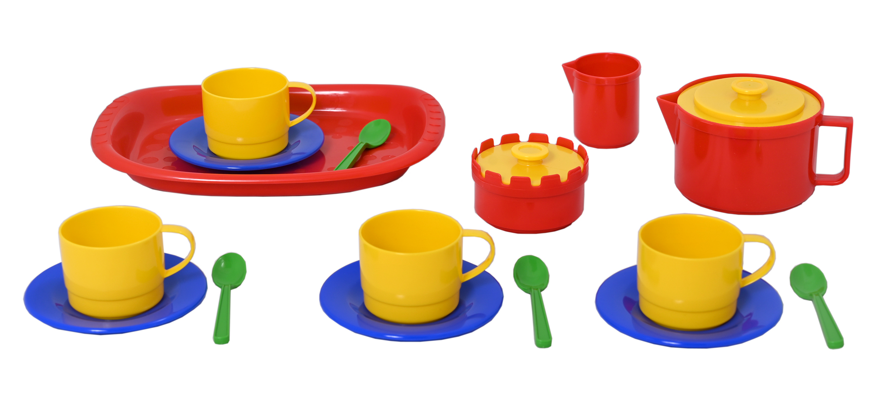 Kaffeservis, 18 delar - Plasto
