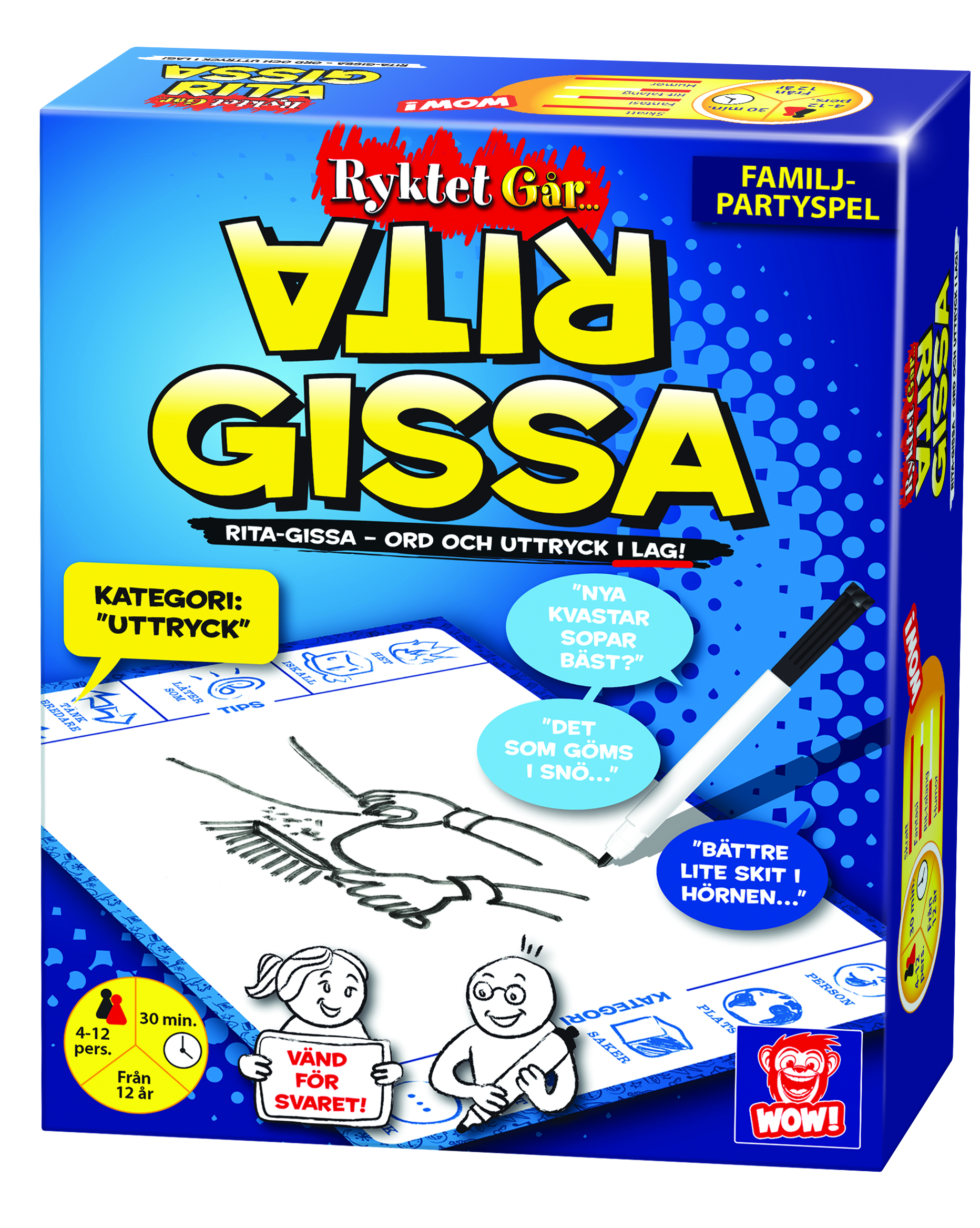 Spel Ryktet Går Rita & Gissa - Wow