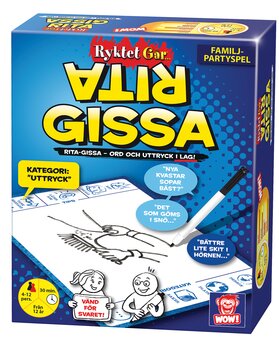 Spel Ryktet Går Rita & Gissa - Wow