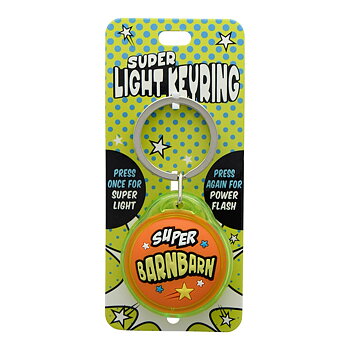 Nyckelring, Super light - Super Barnbarn