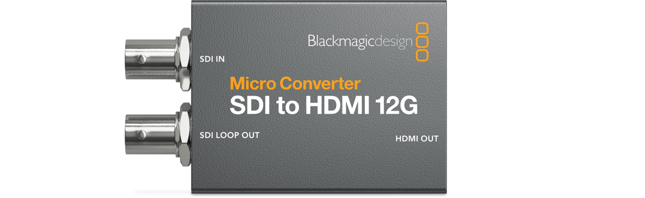 Blackmagic Design Micro Converter HDMI to SDI 12G with Power Supply