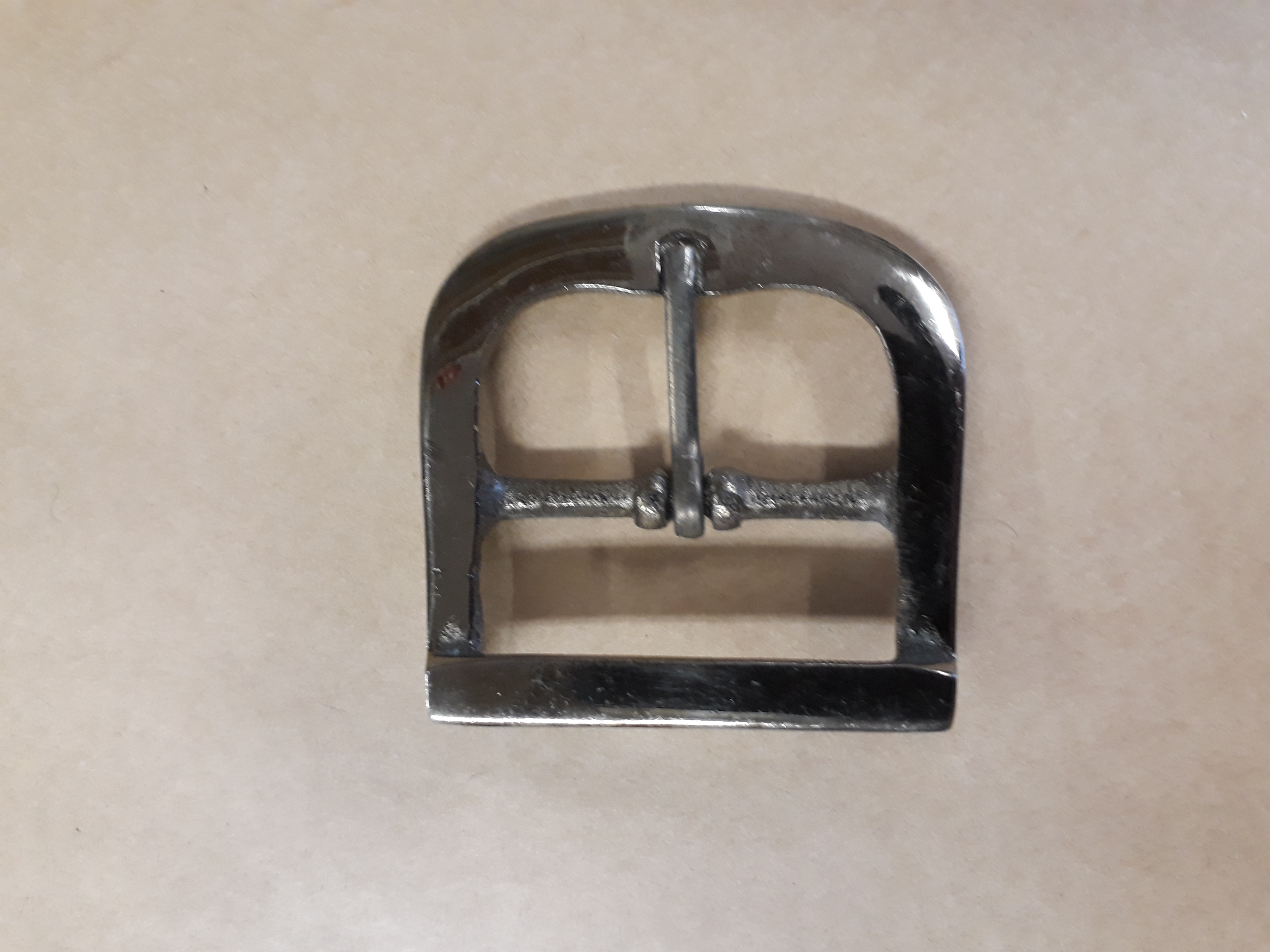 HH 38 mm brett bältesspänne i fg Antiksilver