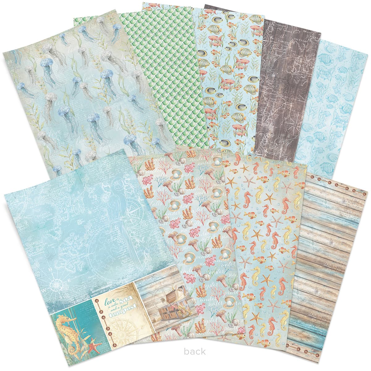 Ciao Bella - Underwater Love Creative Pad A4 9/Pkg - 4