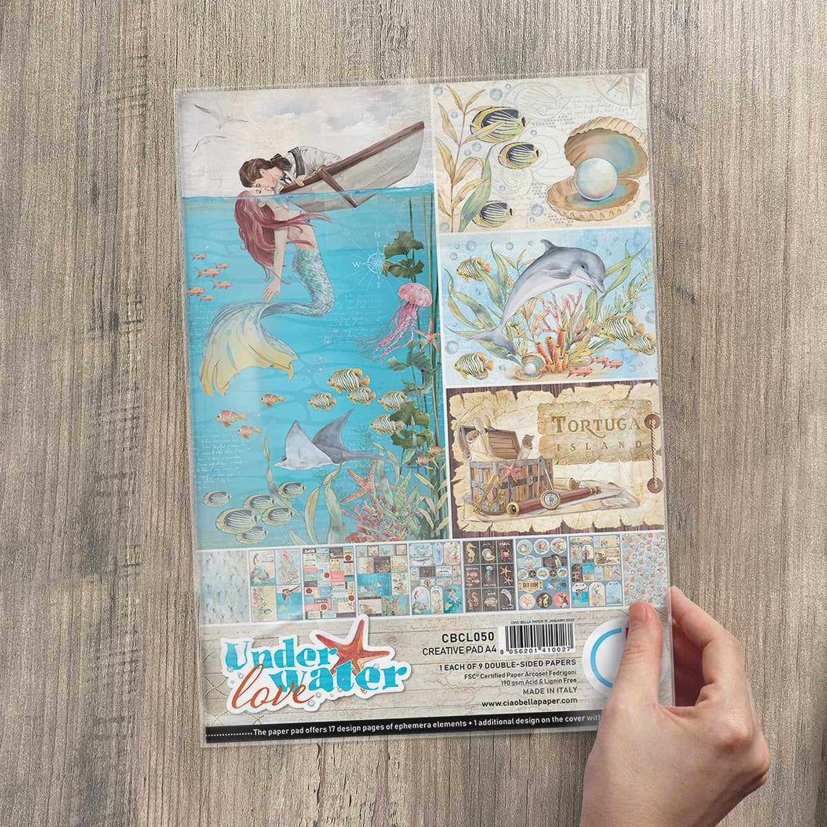 Ciao Bella - Underwater Love Creative Pad A4 9/Pkg - 2