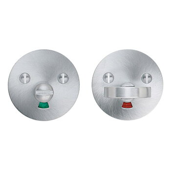 DESIGN WC-beslag borstad krom